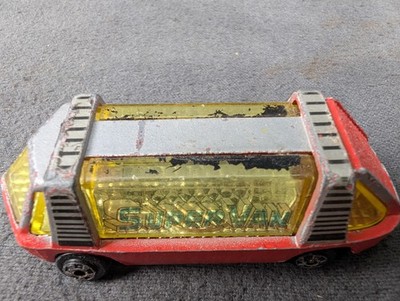 Vintage 1970s Zylmex P341 Super Van George Barris Diecast 1/64 Red