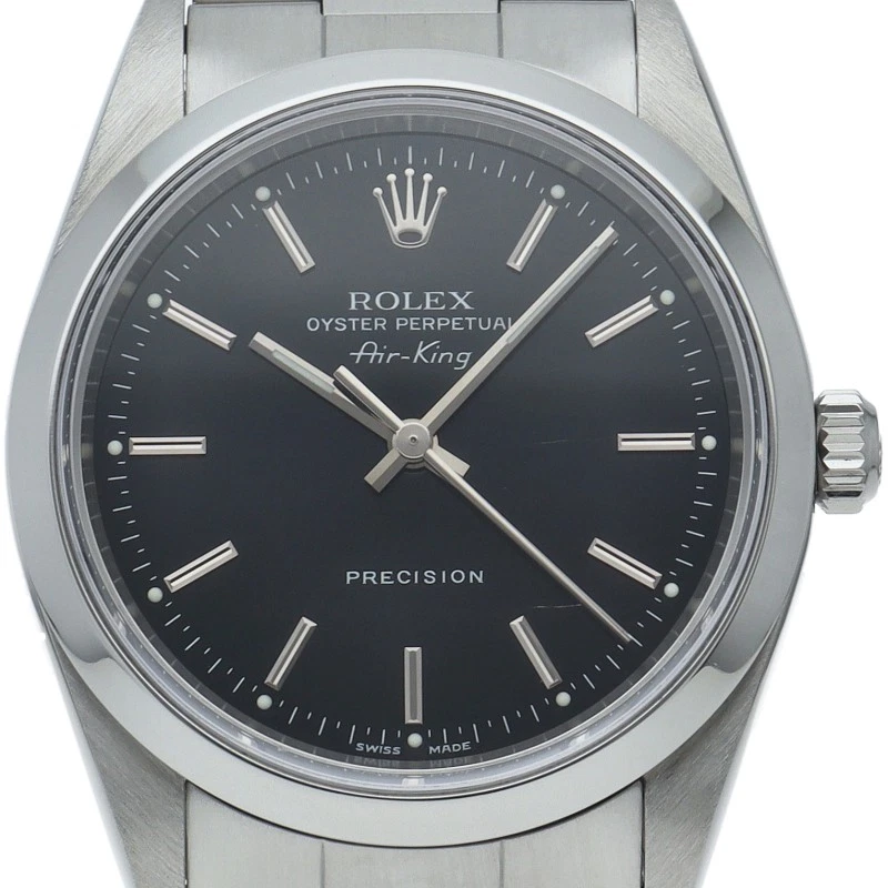 Rolex — Rolex Air-King 14000M(K) Stainless Steel 34mm Black Dial Automatic #LPW604