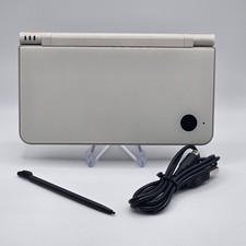 Nintendo DSi XL White Launch Edition Handheld System with Charger and Stylus