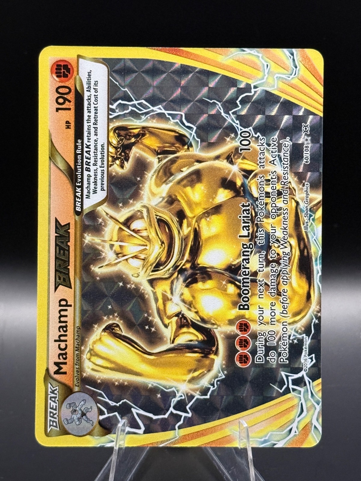 Machamp BREAK 60/108 2016 XY Evolutions Pokemon Card TCG Ultra Rare Holo Nm/Vlp