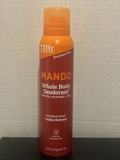 Mando Whole Body Deodorant Invisible Spray 3.6 oz Various Scents/Formulations