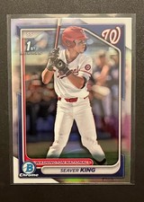 2024 Bowman Draft - Seaver King #BDC-62 1st Chrome Refractor Nationals 