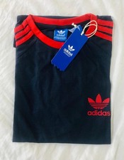 MEN'S ADIDAS TEE ORIGINALS  SHORT SLEEVE CREW NECK THREE STRIPE  T-SHIRT L, XL