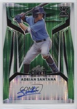 2023 Leaf Metal Auto Green Pulsar 1/1 Adrian Santana #BA-AS1 Auto 0o48
