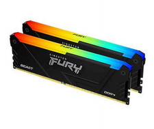 Kingston FURY Beast RGB 32GB 2x16GB 3200MT/s CL16 DDR4 Desktop Memory