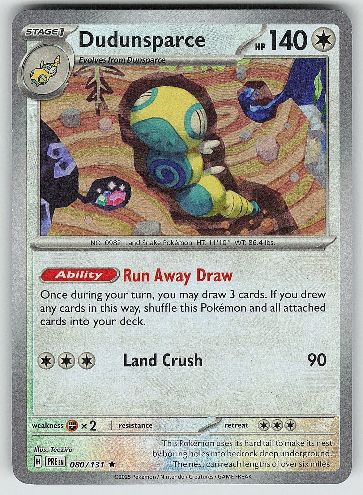 Dudunsparce Rare [PRE - 080/131]