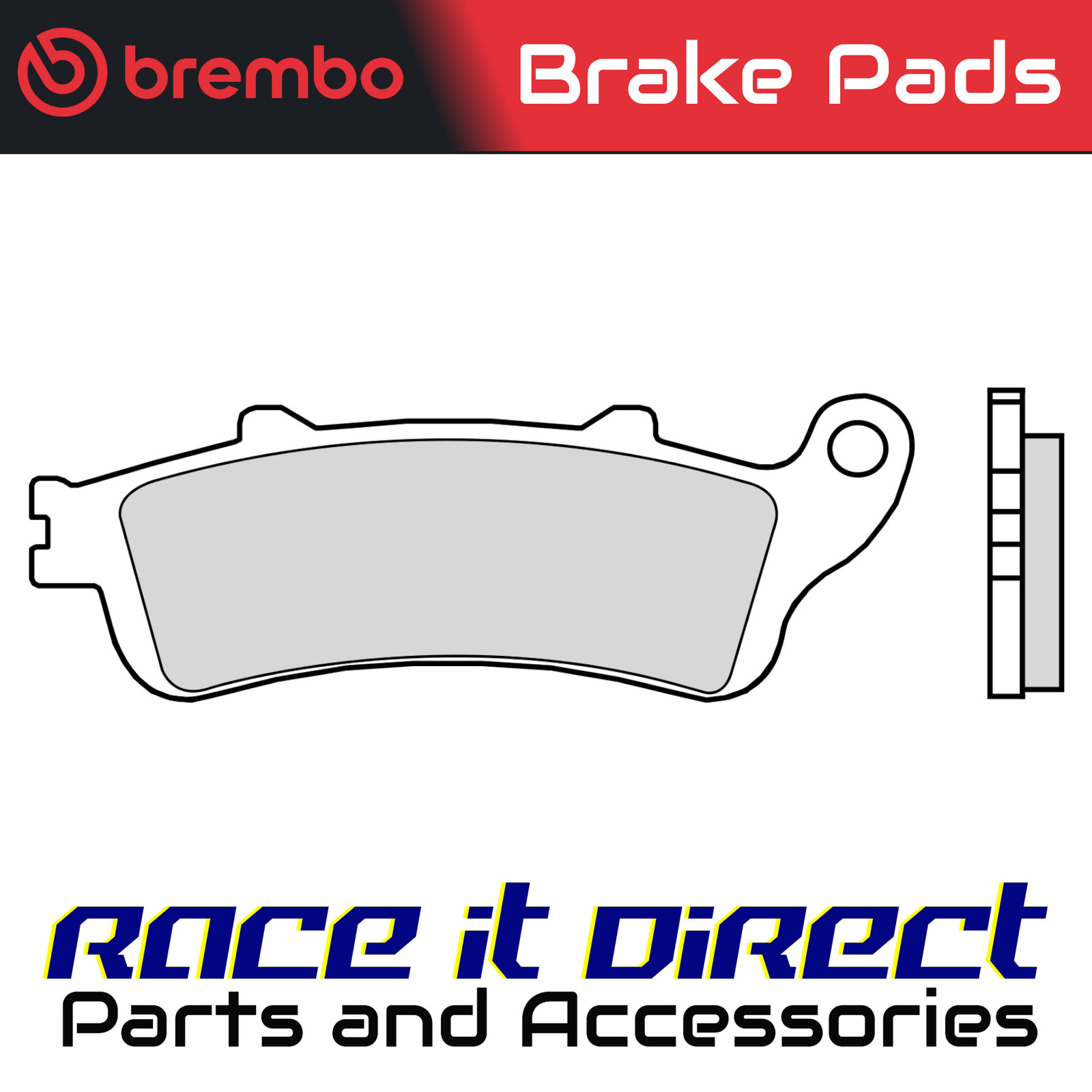 Brembo 07Ho43sp - Sa Prime Sintered Brake Pads For Honda Cb 1100 Sf 2000-2003 Rear - Image 3