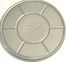 3- Compco 8mm metal movie 400 ft reels cans as shown.