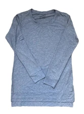 PATAGONIA Women’s Glorya Side-Slit Top; Small/Blue/Excellent Condition