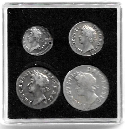 1687 MAUNDY SET - JAMES II - condition EF - 4 Coins in Maundy Capsule. - Picture 3 of 4