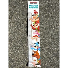 1989 Hanna-Barbera growth chart Flintstones, Scooby doo Jetsons how tall are you