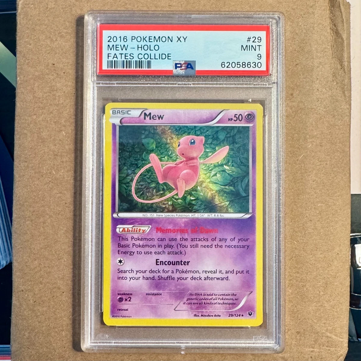 Mew Pokémon TCG Professional Sports Authenticator (PSA) Individual