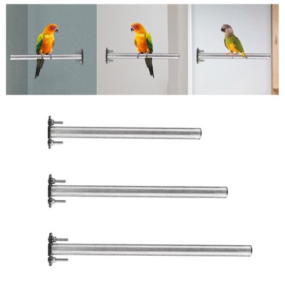 Vogel Sitzstange Vogelkäfig Sitzstange Standstange Übungsplattform Edelstahl