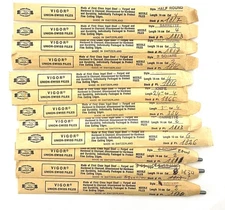 VIGOR Swiss Precision Needle Files Various Sizes Shapes Cuts Watch Jewelry Tool