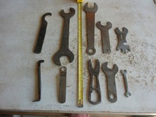 Vintage Lot Of 10 Various Wrench Tools Lot 26-22-i15