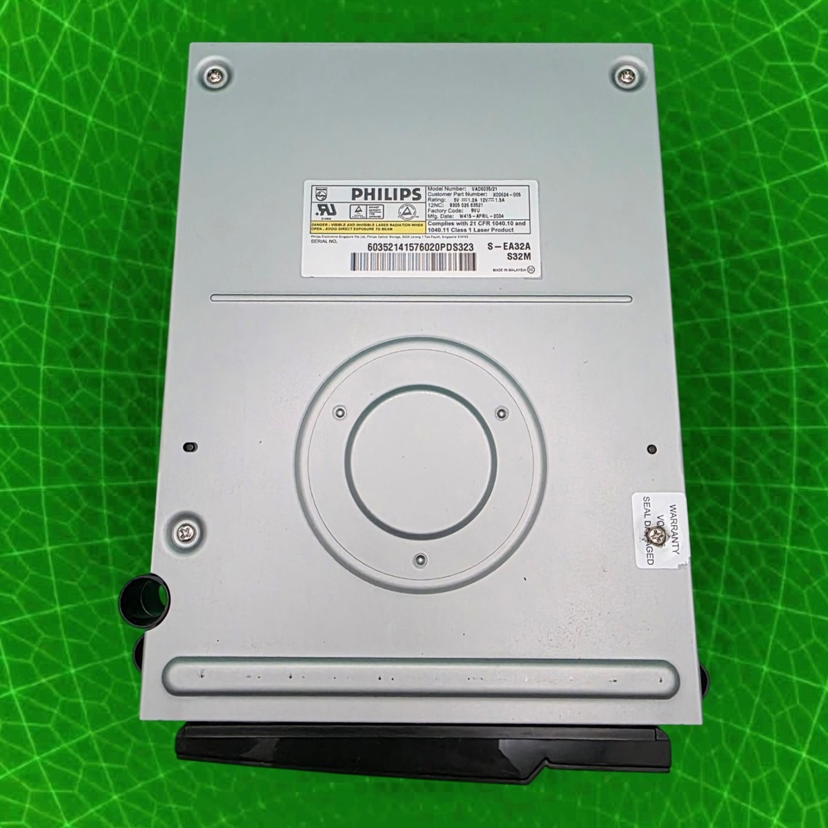 Original Xbox Philips VAD6035/21 OEM OG DVD Drive Replacement