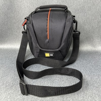 Case Logic DSLR Camera Bag Holster Adjustable Strap 24  Drop Side Pockets Black