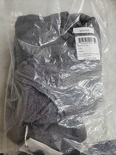 Barefoot Dreams CozyChic Ultra LiteJersey Pullover/Wide Leg Pant Set Large Coal