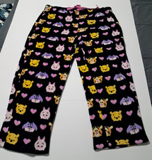 DISNEY TSUM TSUM Winnie the Pooh Navy Fleece PJ Pants 2X 18W-20W Eeyore Piglet