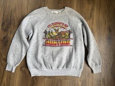 Vintage Bassett Walker Sweatshirt Men  s Small I  d Rather Be Hunting Crew USA