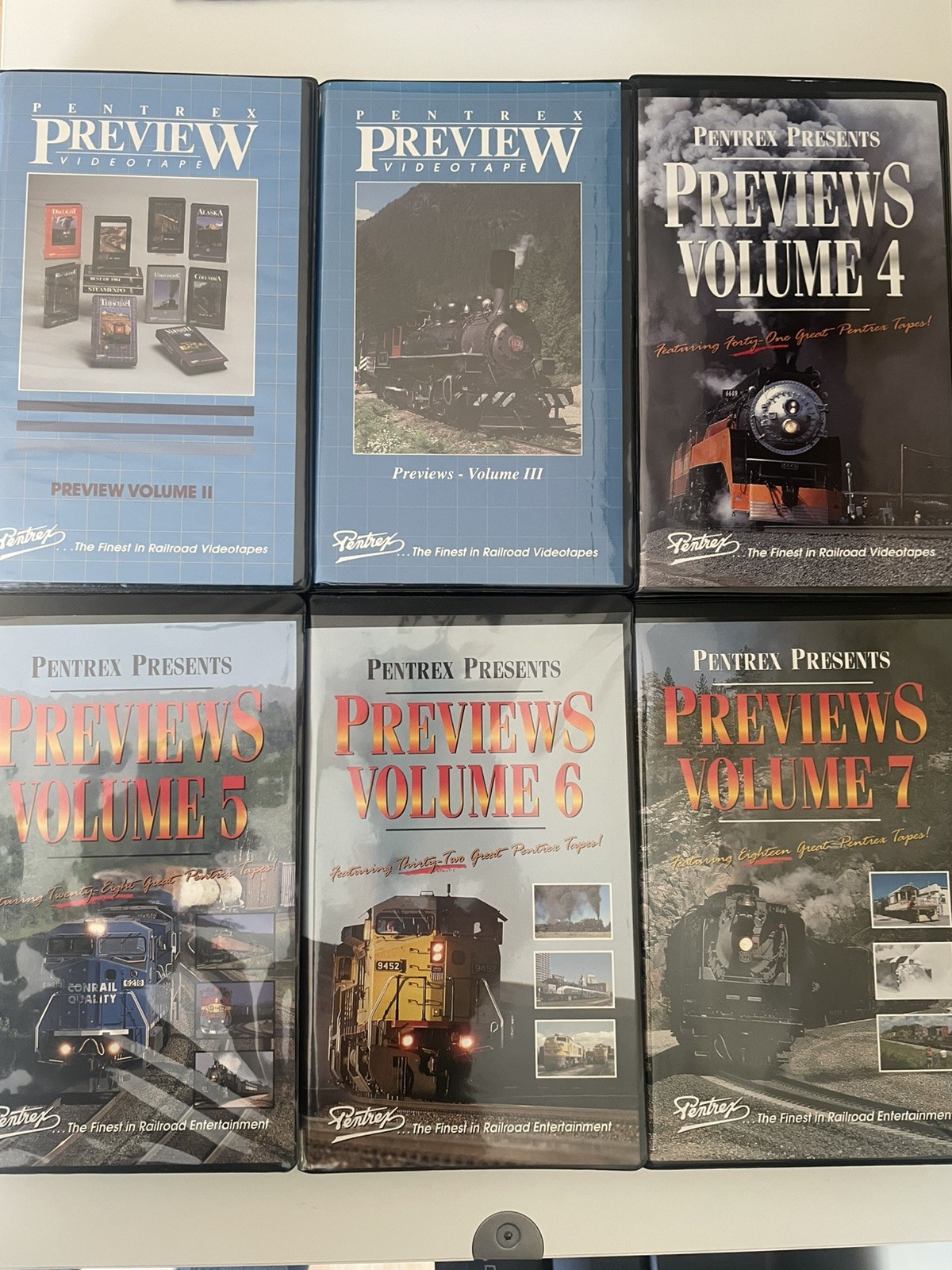 Pentrex PENTREX PREVIEW TRAIN VHS TAPES-VOLUMES 2 THRU 7 (6 TAPES) | eBay