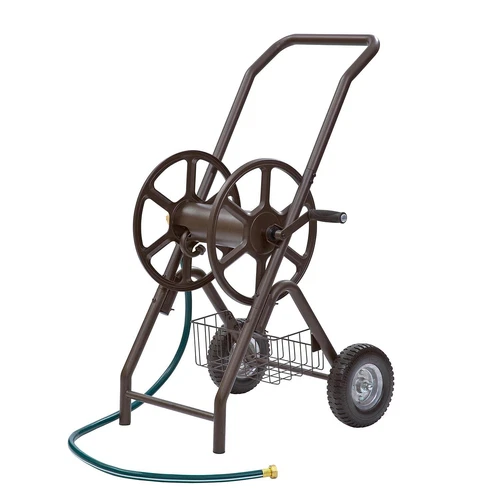 Products 302 Two Wheel Hose Cart, Bronze