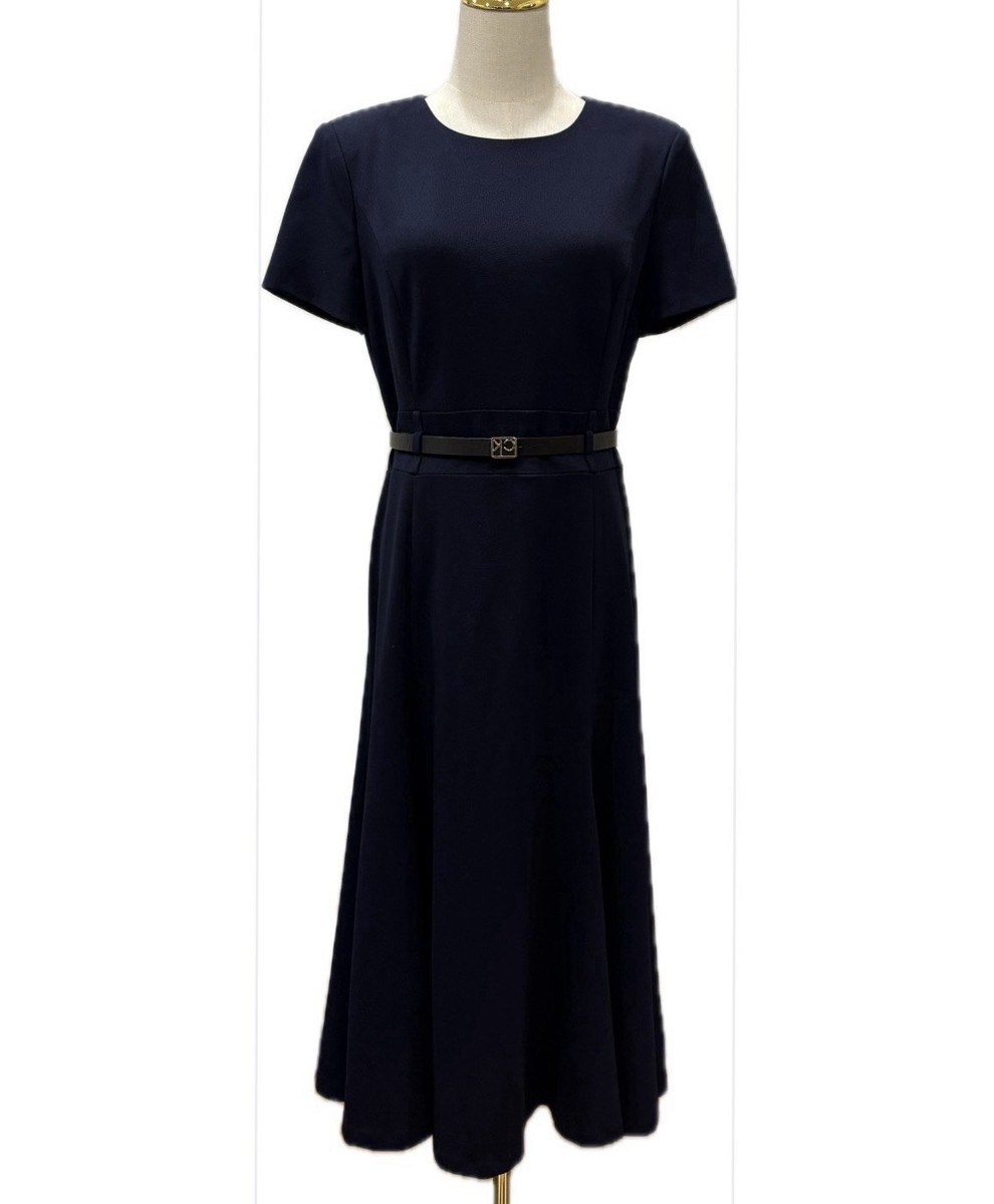Calvin Klein NWOT Navy Short Sleeves Belted Fit & Flare Dress 8 | eBay Calvin Klein NWOT Navy Short Sleeves Belted Fit & Flare Dress 8 | eBay