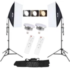 2x 85W Studio LED Softbox Lighting Kit Photography Studio Video Light Tripod