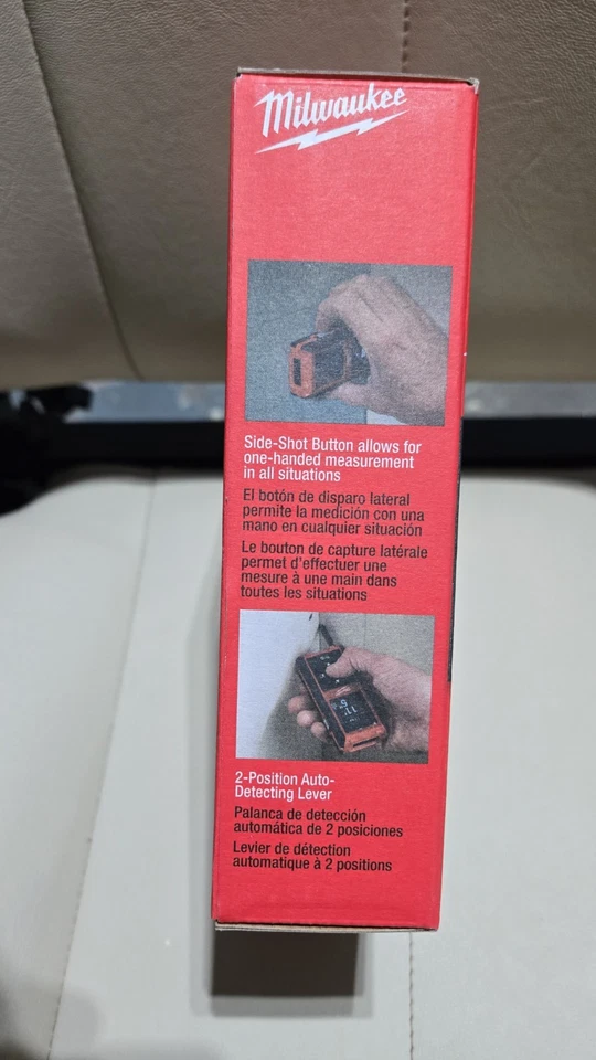 Milwaukee 48-22-9802 150 ft. Backlit Digital Laser Distance Meter - Red - Image 3 of 4