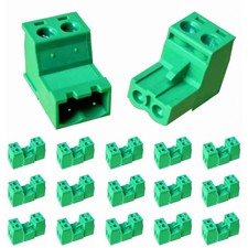 2 Pin 5.08mm PCB Mount Screw Terminal Block Connector Phoenix Plug 20 Set