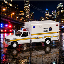 Greenlight 1994 Ford F-350 Ambulance DC Metro Transit Police 1:64 Scale Diecast