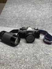 Vintage Canon AE-1 Program Body, SLR Silver FD 50mm 1:1.8 Zoom Lens READ