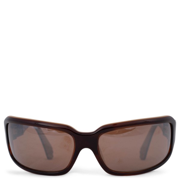 73030 authentische CHROME HEARTS braun beige Acetat FIX I ALBR Sonnenbrille