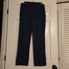 CHICO'S Secret Stretch Straight Leg Pants Navy Size 0R US Size 4 Regular
