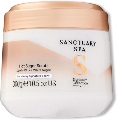 Sanctuary Spa Hot Sugar Scrub, ohne Mineralöl, Cruelty 300 ml (1er Pack) 