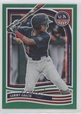 2024 Panini Stars and Stripes Green Sammy Garcia #134 8d2