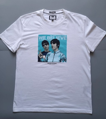 Weekend Offender T Shirt White Believe Noel Liam Gallager Men's Size Small