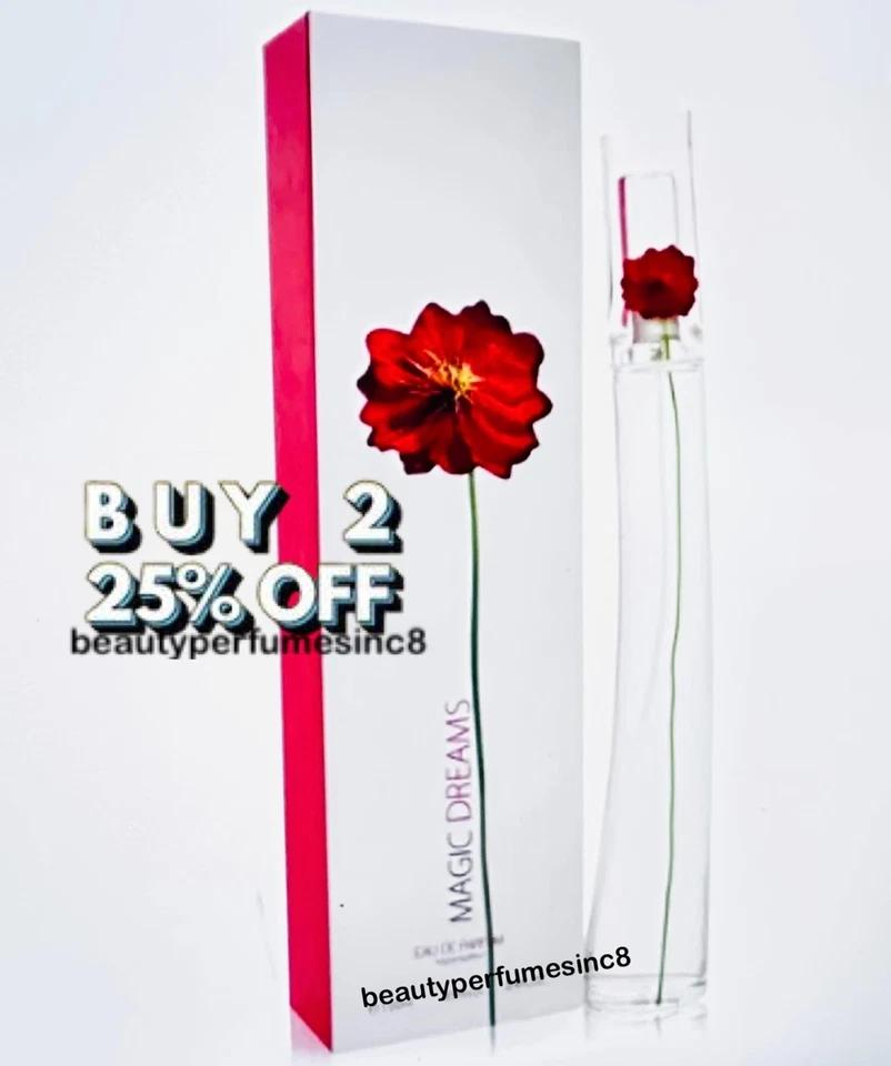 MAGIC DREAMS 3,4 OZ/100 ML EAU DE PARFUM SPRAY PARA MULHERES - Imagem 3 de 4