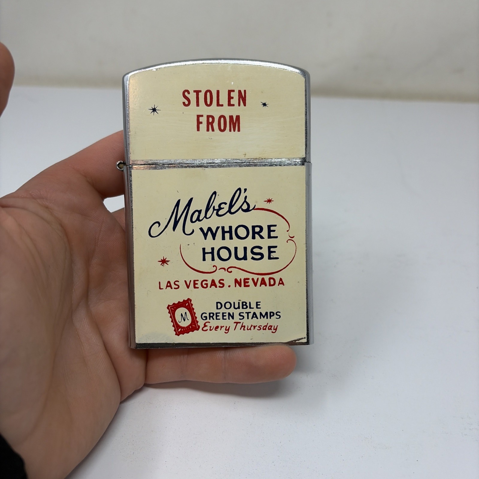 Stolen From Mabel's Whore House Las Vegas Double Green Stamp