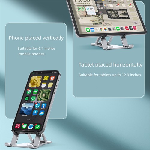 Support de tablette de bureau pliable en alliage d'aluminium portable - Afbeelding 5 van 15
