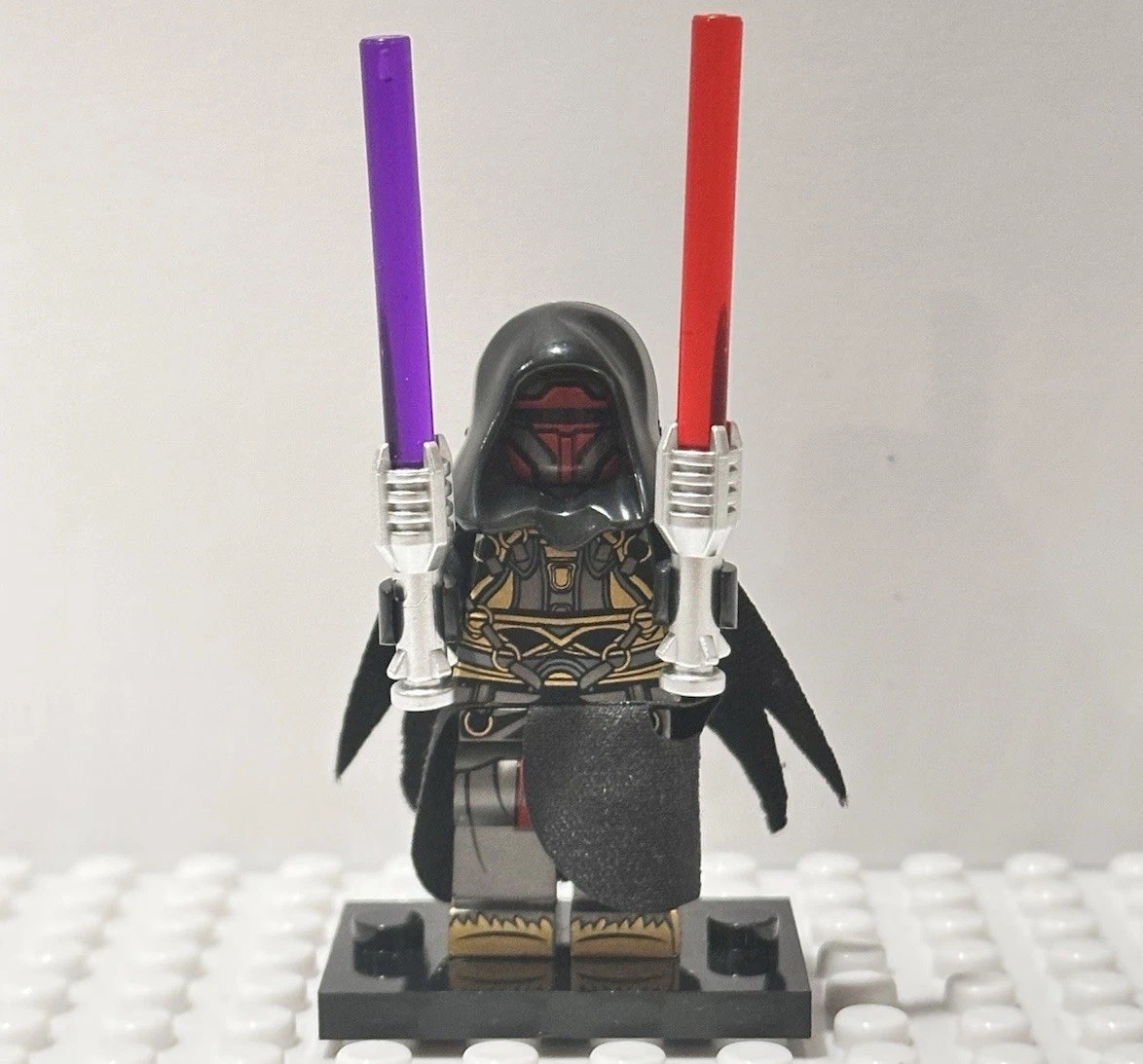CUSTOM Printed Star Wars Darth Revan Brick V3 Minifigure