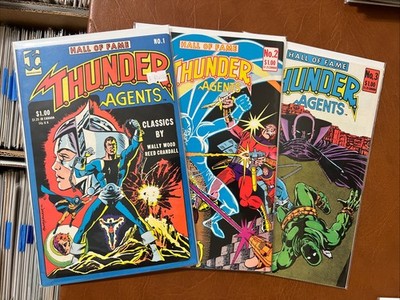 Hall of Fame : T.H.U.N.D.E.R. Agents Set 3: VF/NM to NM Wally Wood 1983 $7 Ship