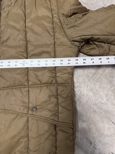Vintage Refrigiwear Quilted Lined Bomber Puffer Jacket Men’s Large 60s 70s Brown - Picture 2 of 17