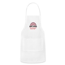 Best Mom Ever Gift Ideas For Mothers Apron, One Size, white