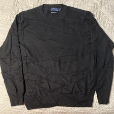 Polo Ralph Lauren Washable Cashmere Sweater Men  s Sz Small Black Pullover