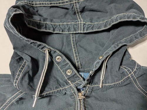 Vintage Polo Ralph Lauren Bademode Big Pony #3 Herren Large blau Kapuze Windbreaker - Bild 16 von 20