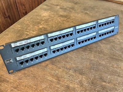 Leviton CAT 5e GigaMax 5e 48 Port T568B Ethernet Patch Panel