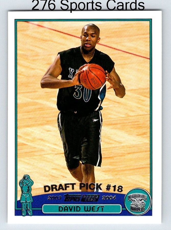 2003-04 Topps - Draft Pick David West #238 (RC)