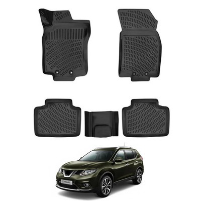 Floor Mats Liner for Nissan X-Trail 2013-2021 TPE All Weather