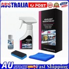 Headlight Restoration Fluid Kit Car Headlamp Cleaner Restorer Coating Spray Kit